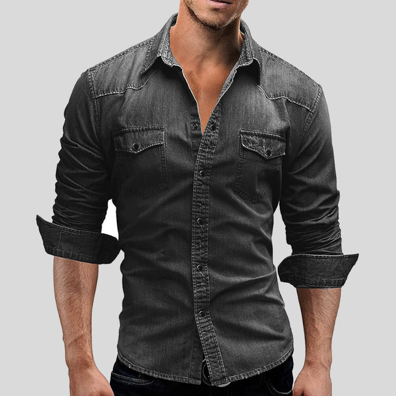 Denimskjorta för män