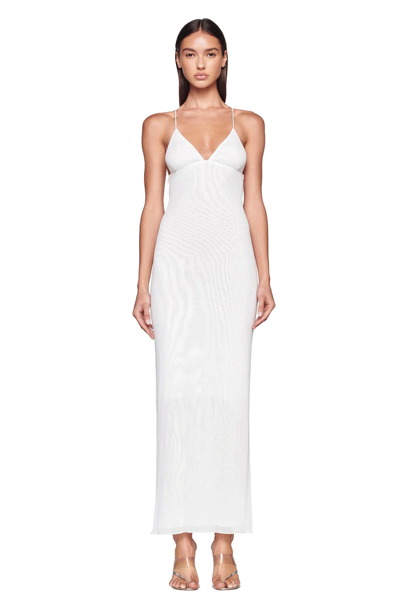 Klänning med fjärilsrygg