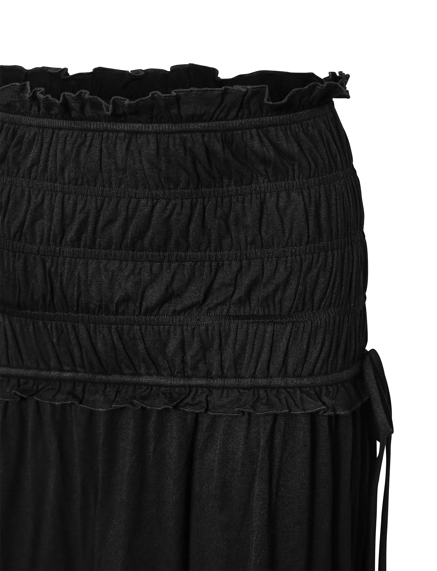 Texturerad twist top med maxikjol
