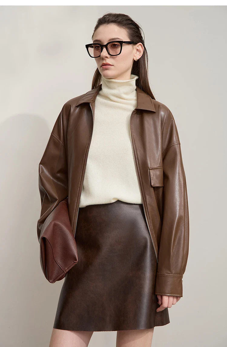 Lös och avslappnad mångsidig ulltröja