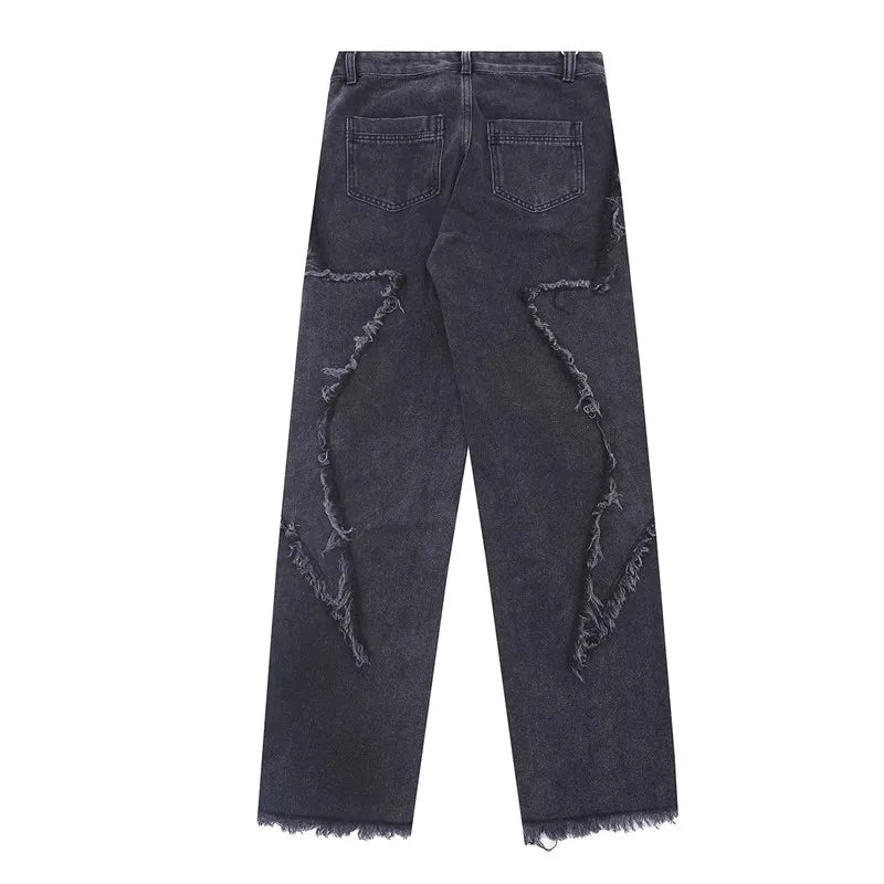 Rippade oversized jeans