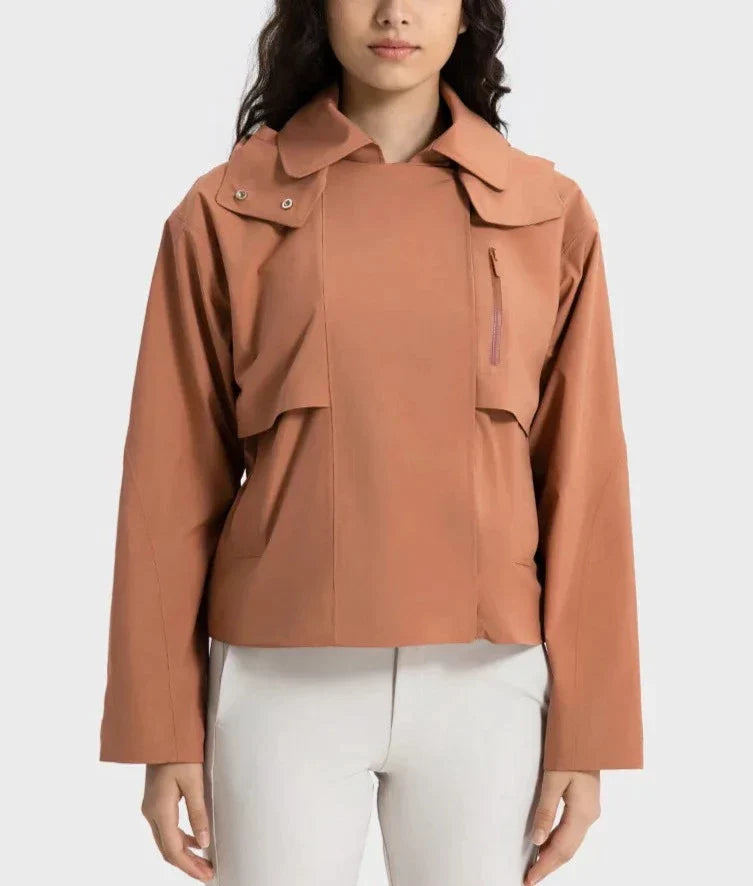 Vattentät och avtagbar jacka som andas