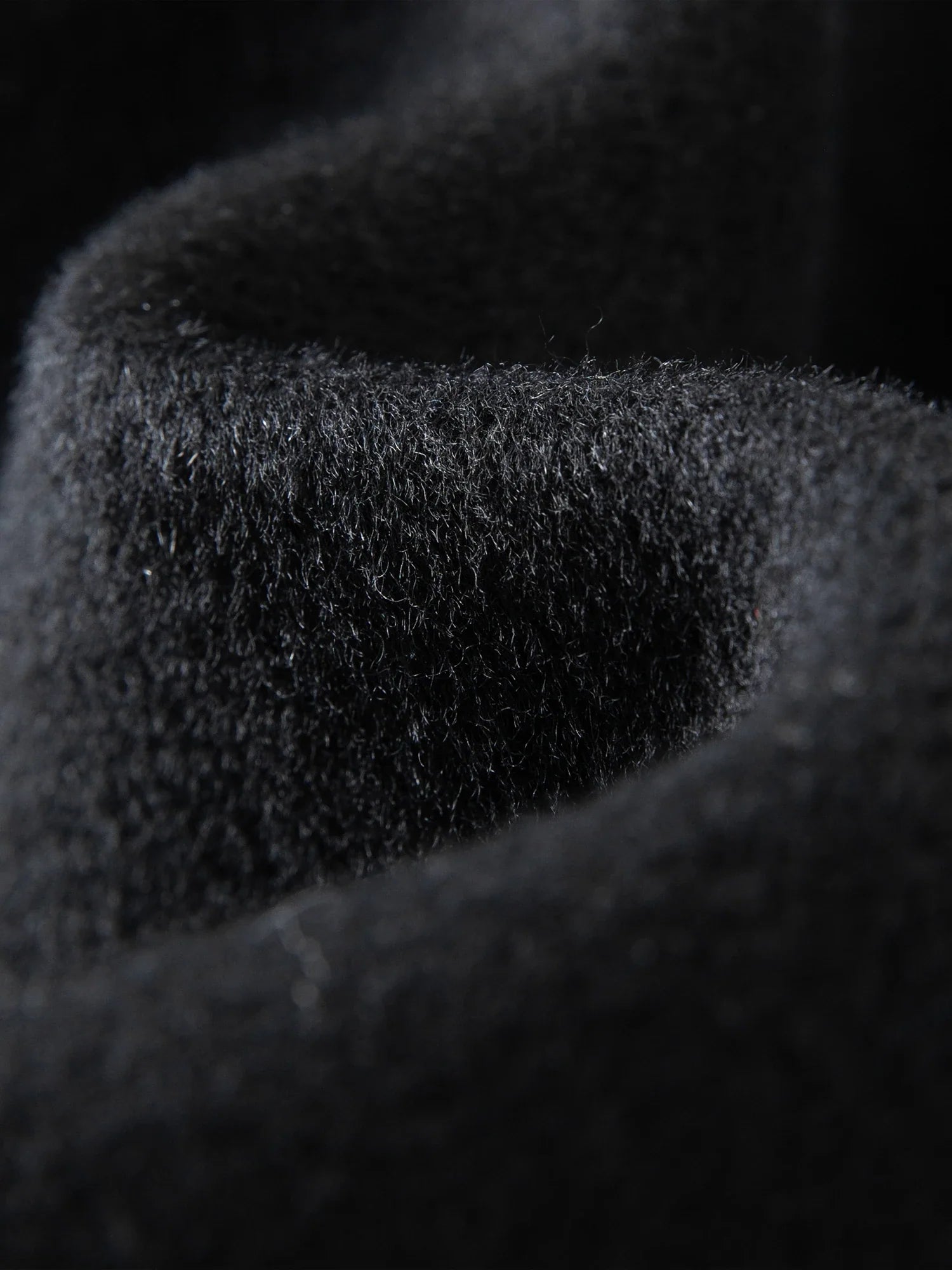 Lång ullkappa med dubbelsidig design