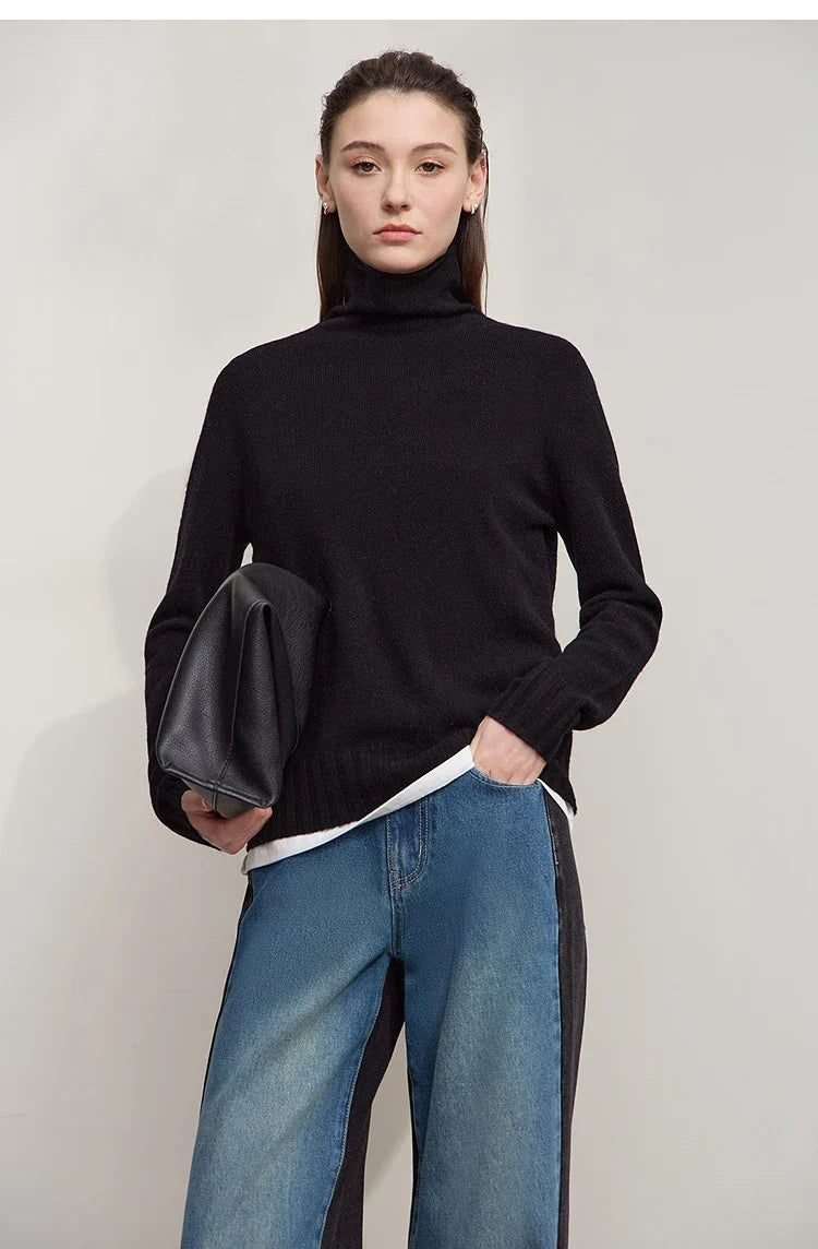 Lös och avslappnad mångsidig ulltröja