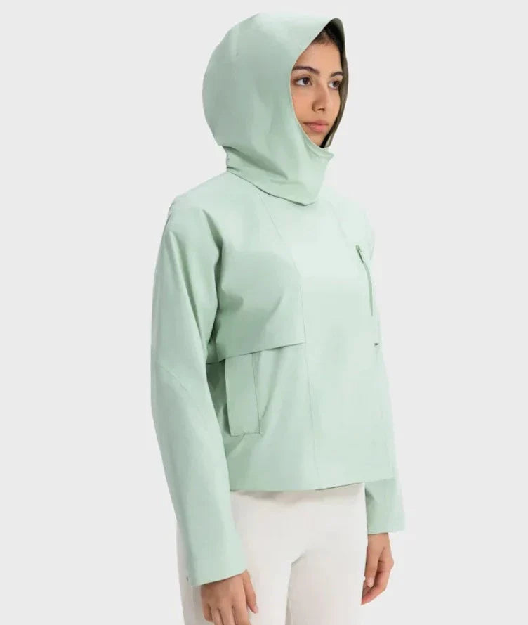 Vattentät och avtagbar jacka som andas