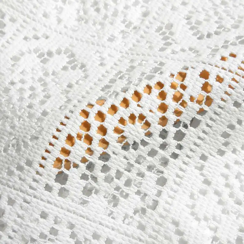 Transparent skjorta med korta ärmar och slag