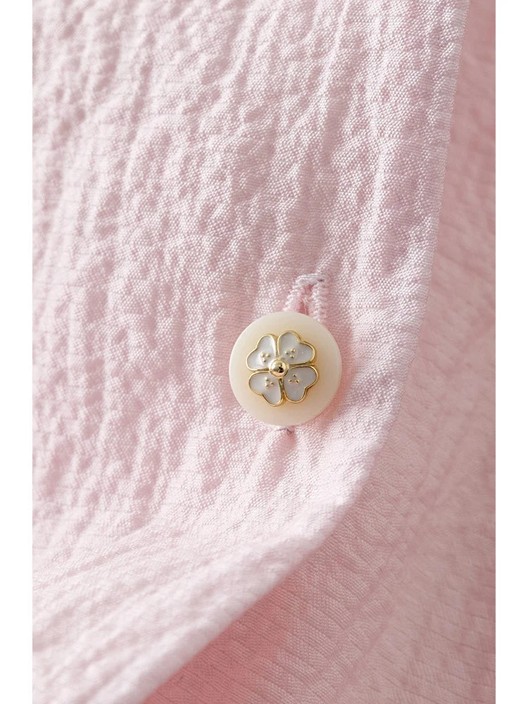 Avslappnad mjuk, lös topp och kjolset