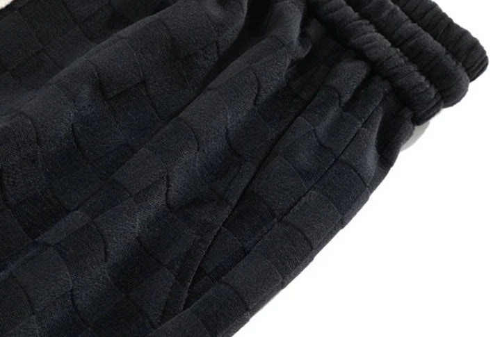 Vida sportbyxor med rutmönster