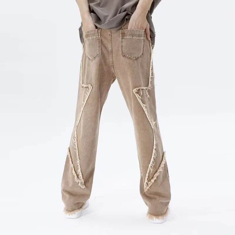 Rippade oversized jeans