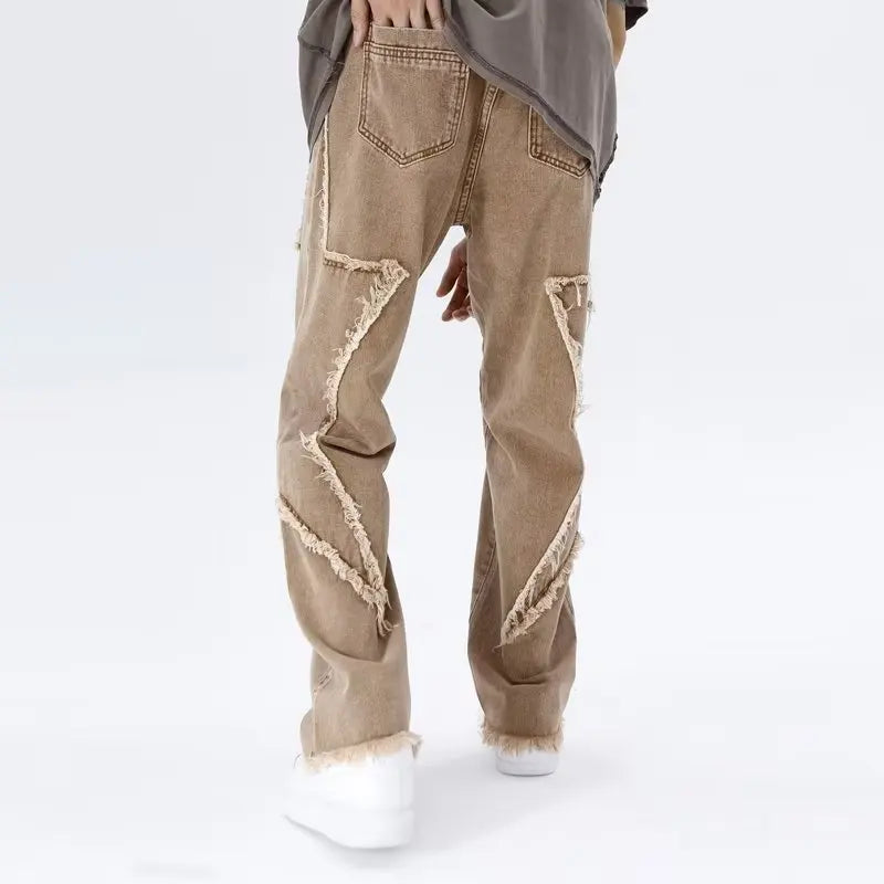 Rippade oversized jeans