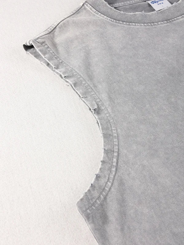 Bären överdimensionerad ärmlös skjortväst