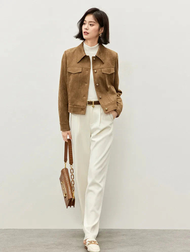 Retro vintage läderjacka