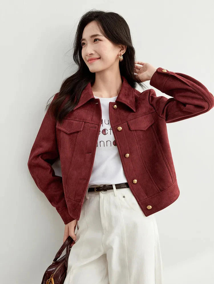 Retro vintage läderjacka