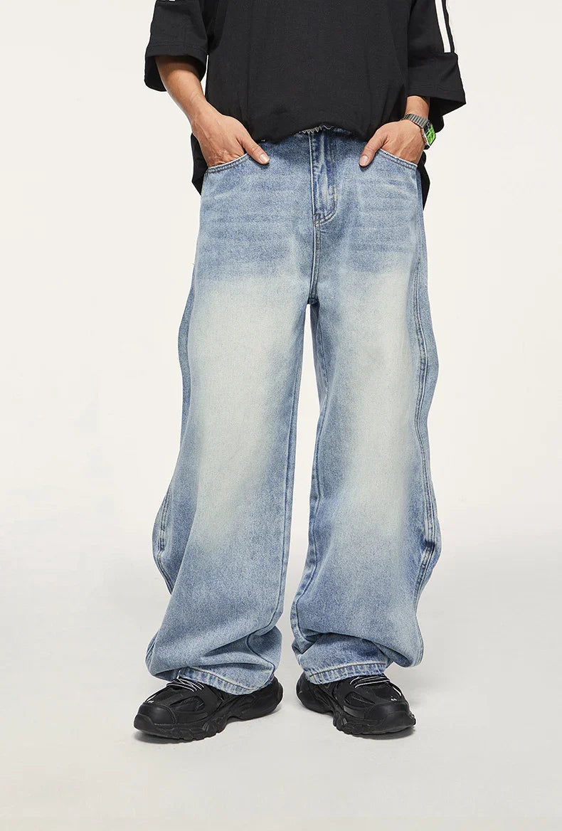 jeans med vida ben