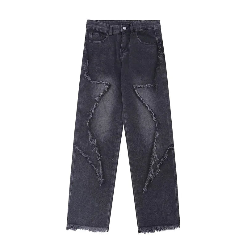 Rippade oversized jeans