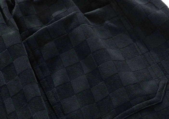 Vida sportbyxor med rutmönster