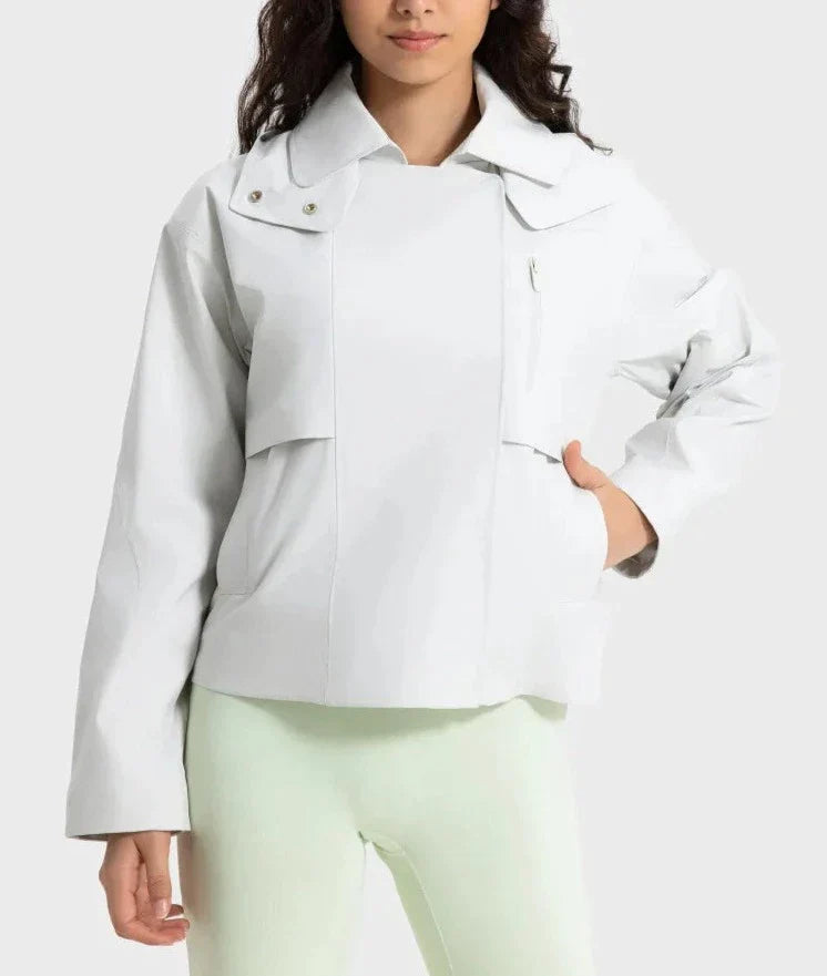 Vattentät och avtagbar jacka som andas