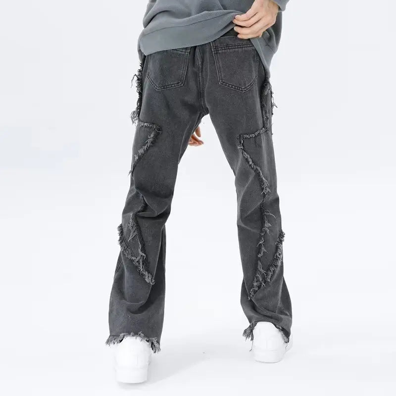 Rippade oversized jeans