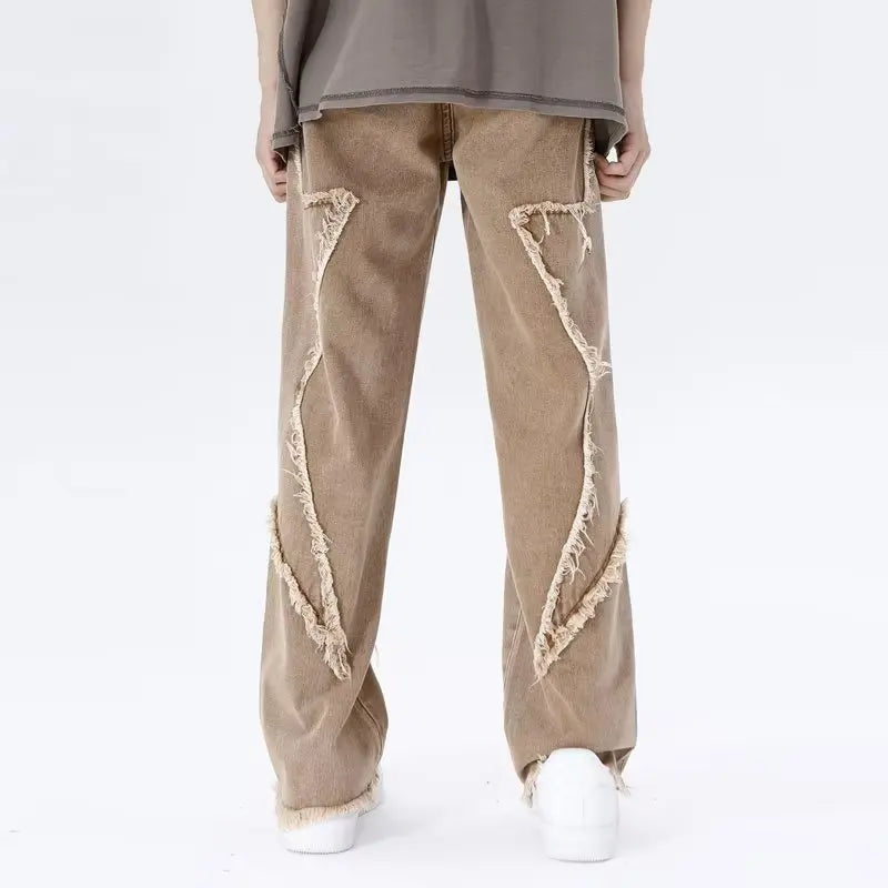 Rippade oversized jeans