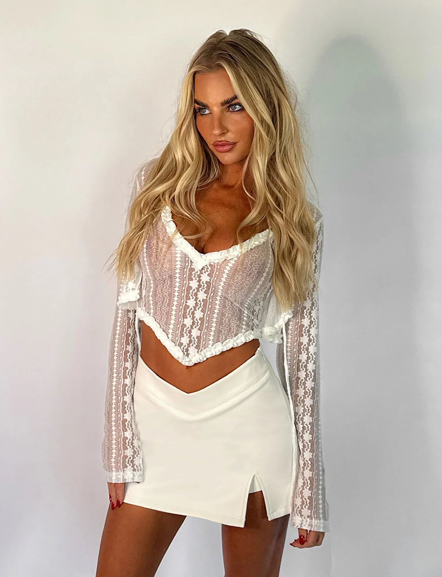 Elegant crop top