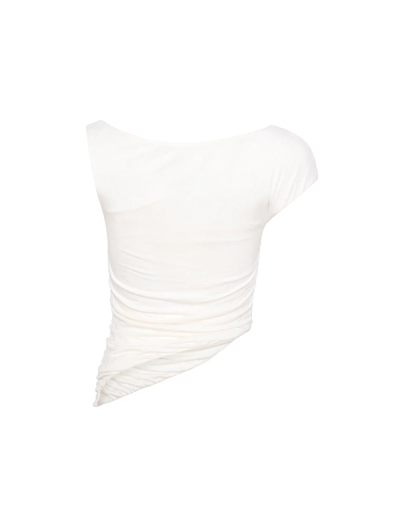 Tvinnad vit topp och kjol