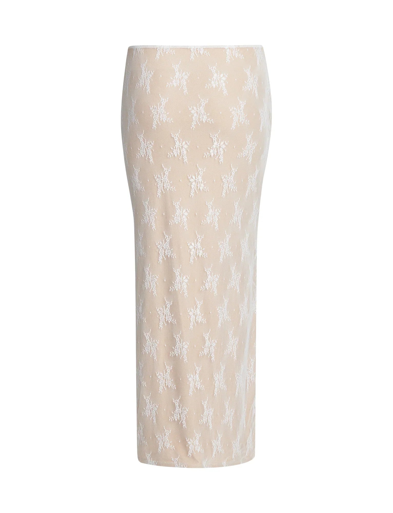 Elegant genomskinlig topp med kjol
