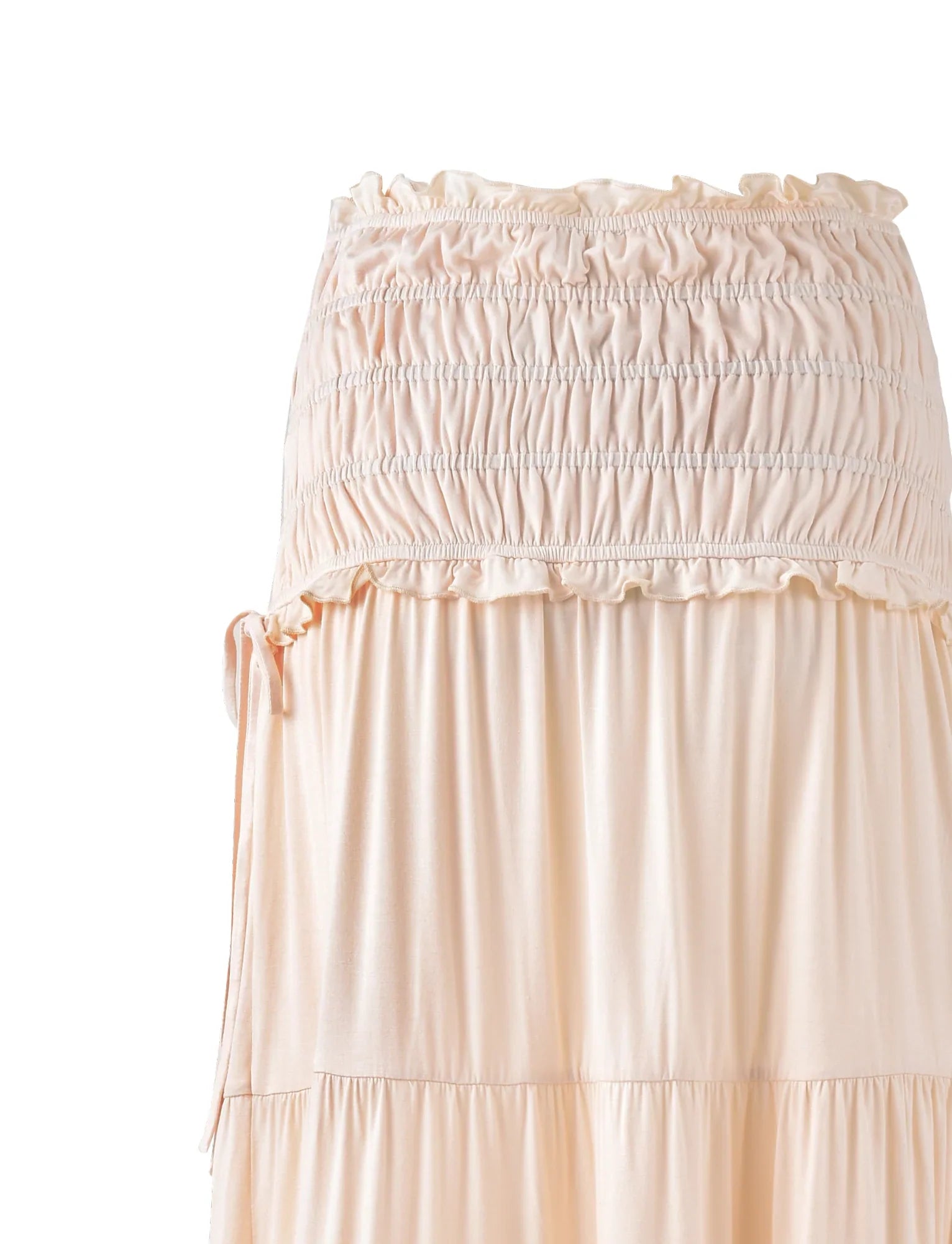Texturerad twist top med maxikjol