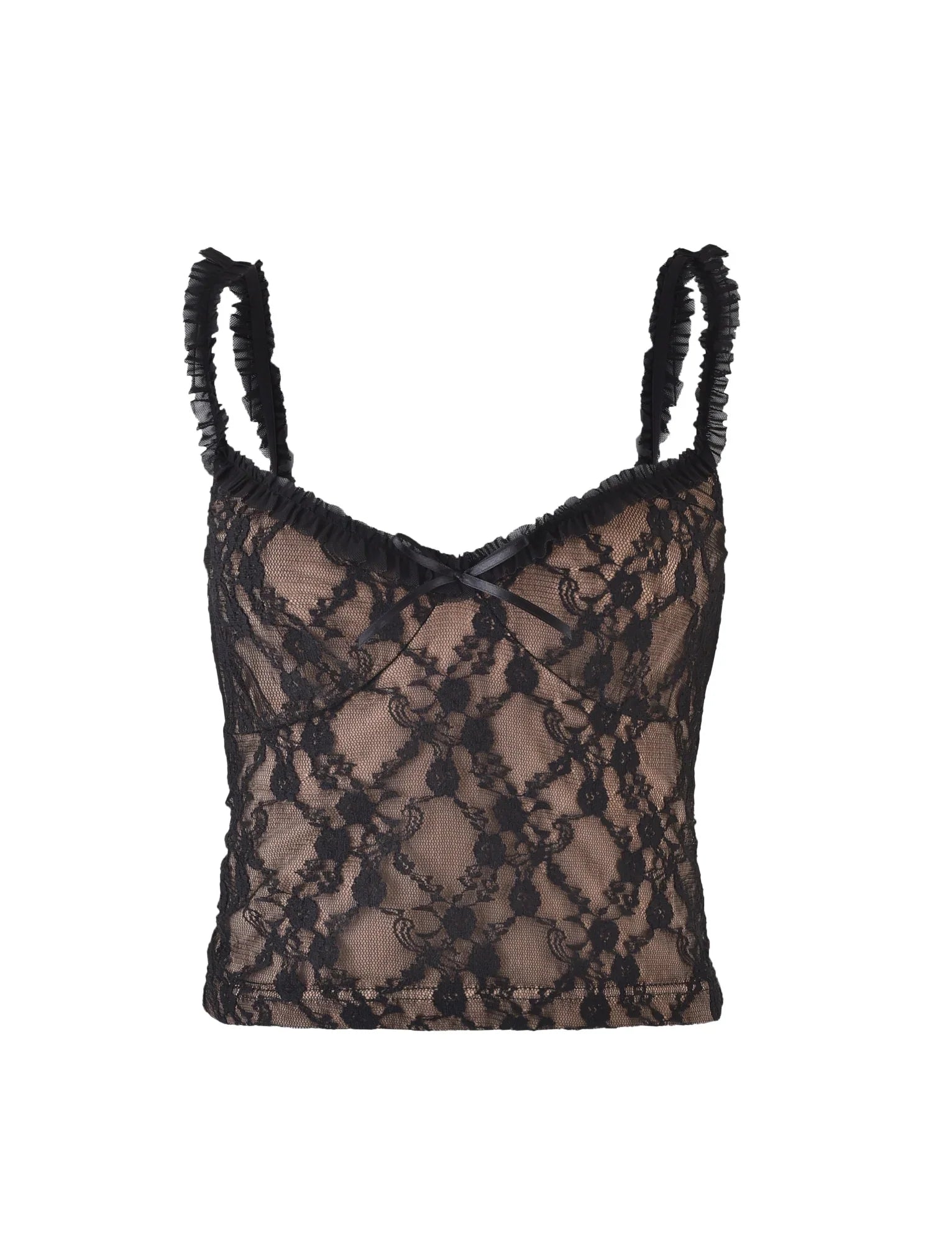Coquette rosett crop top