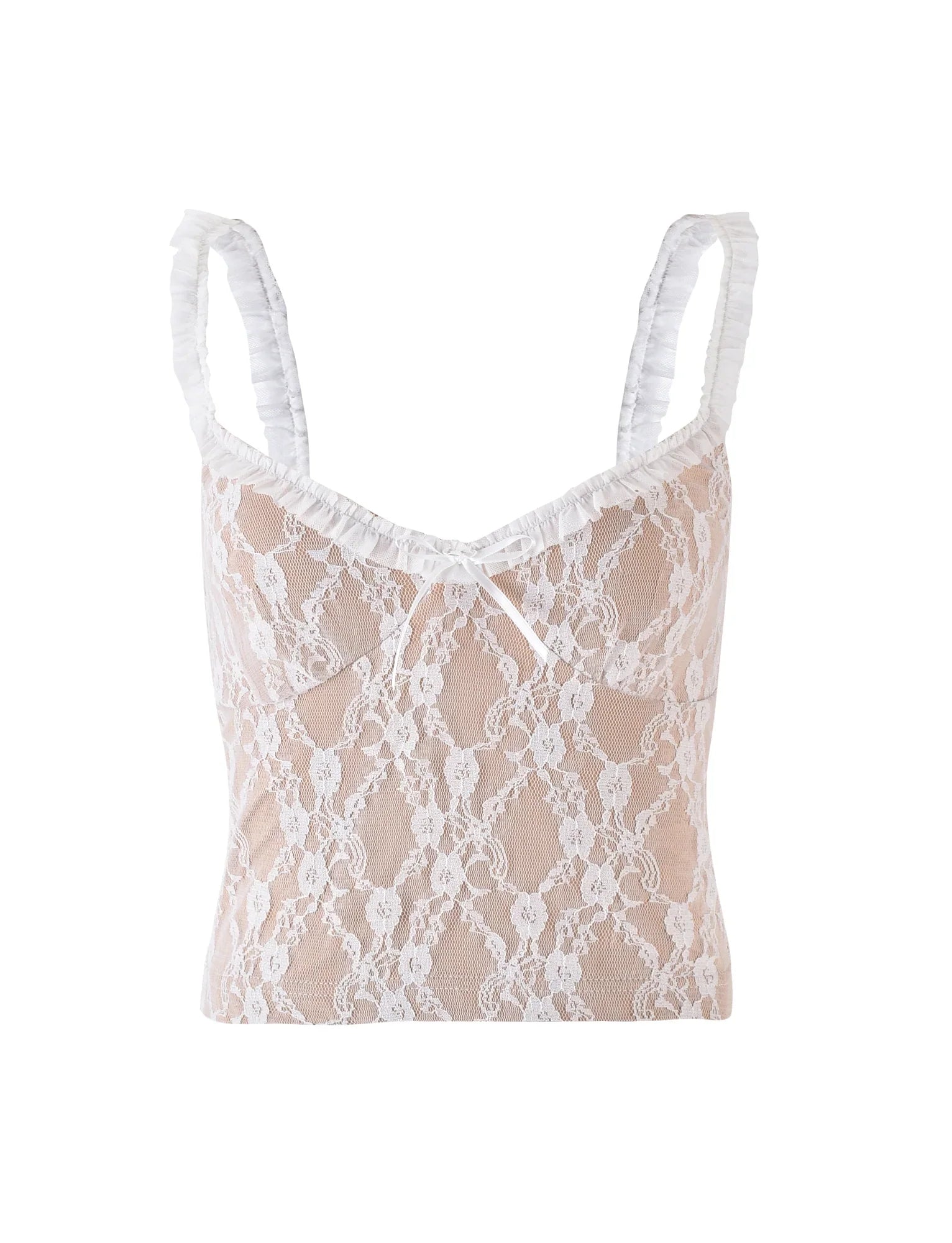 Coquette rosett crop top