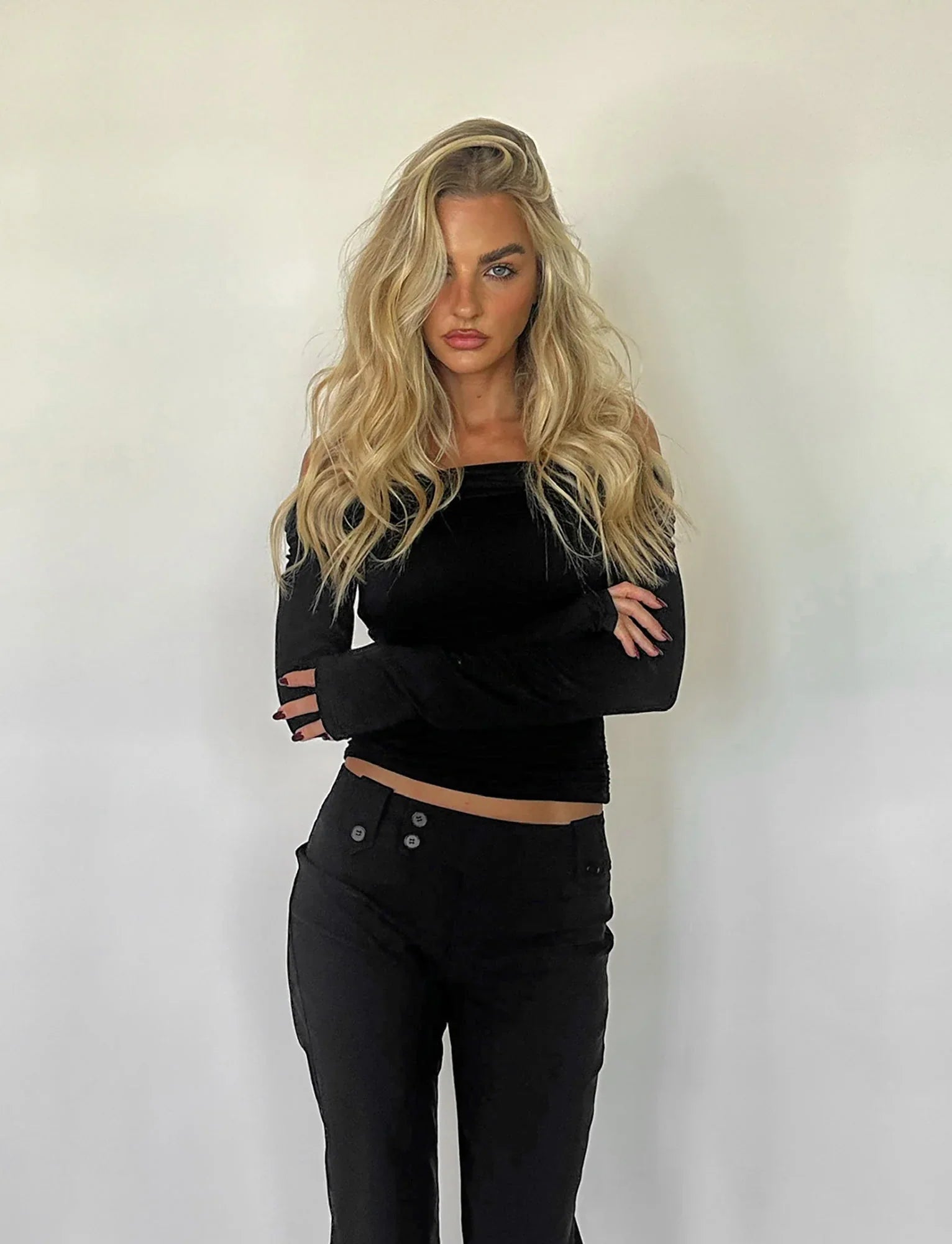 Chic ryggscoop eller axeltopp