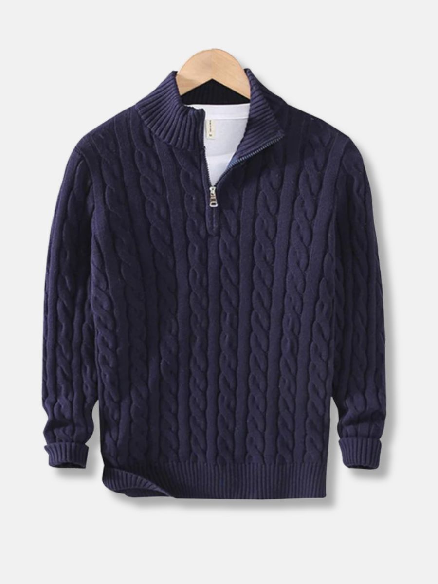 tröja med dragkedja