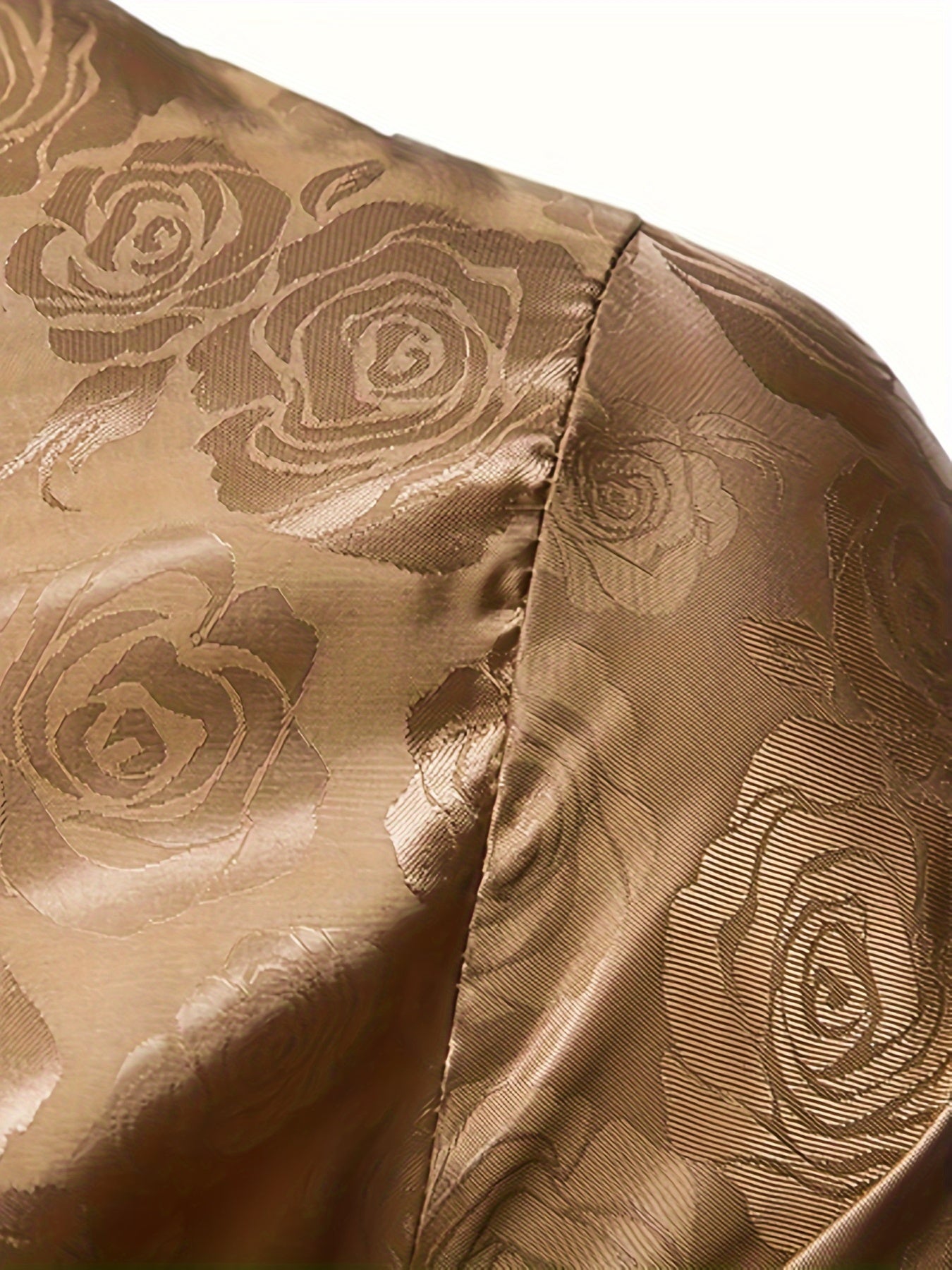 Elegant skjorta med rosmotiv