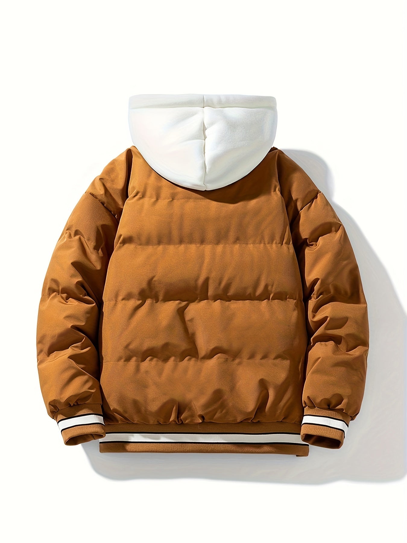 Vadderad jacka med huva