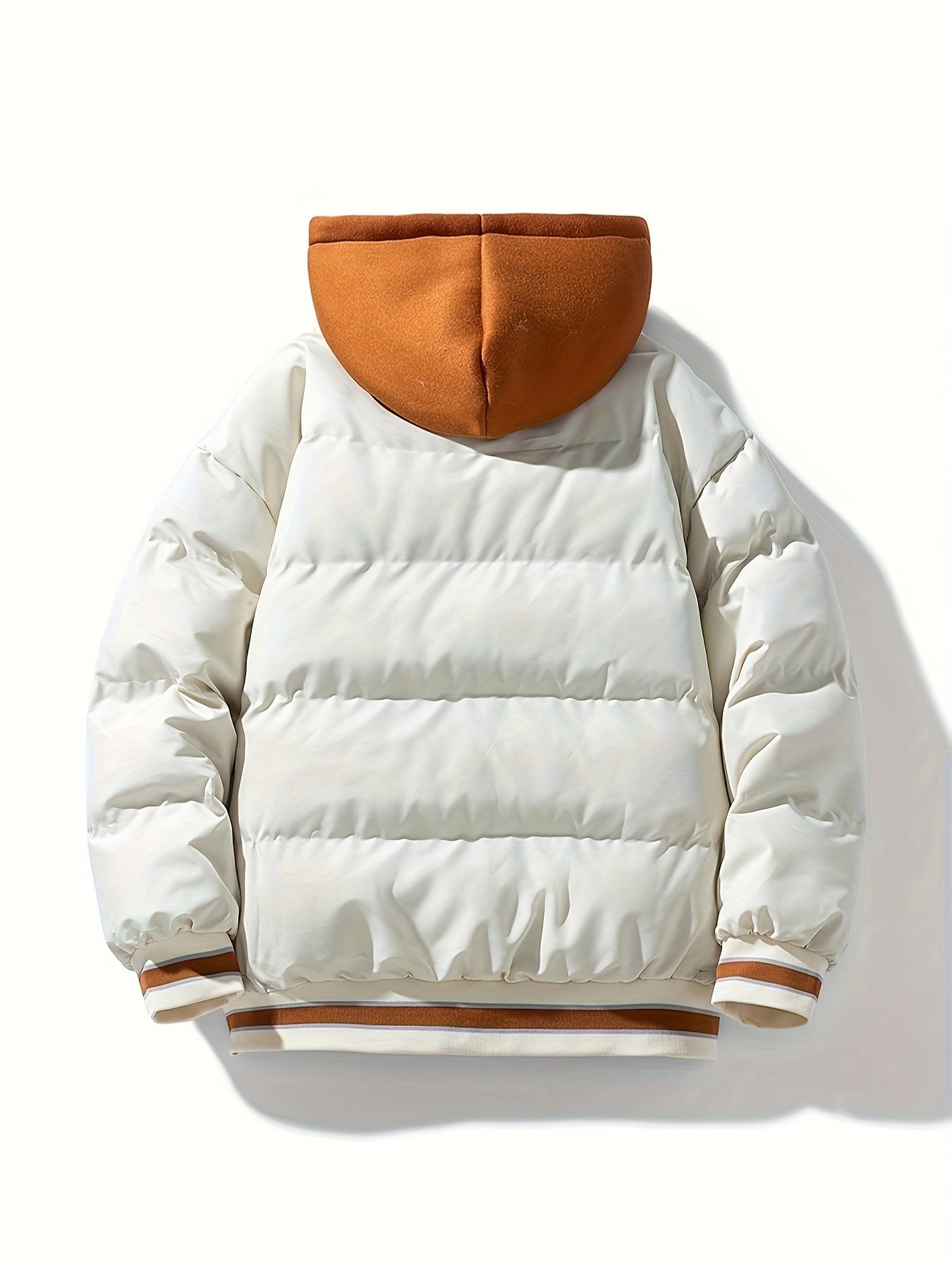 Vadderad jacka med huva