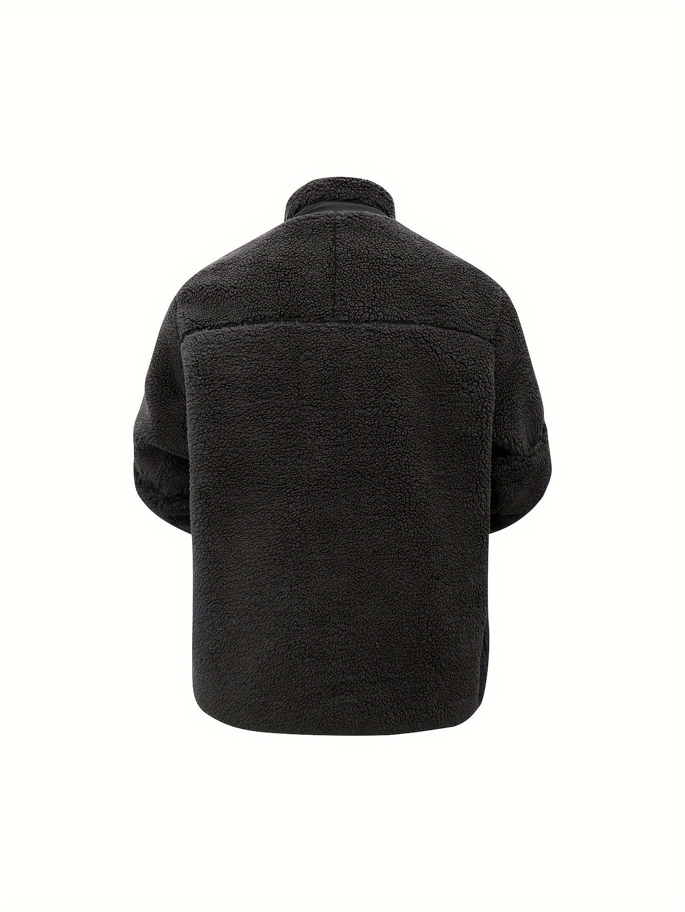 Fluffig varm fleecejacka