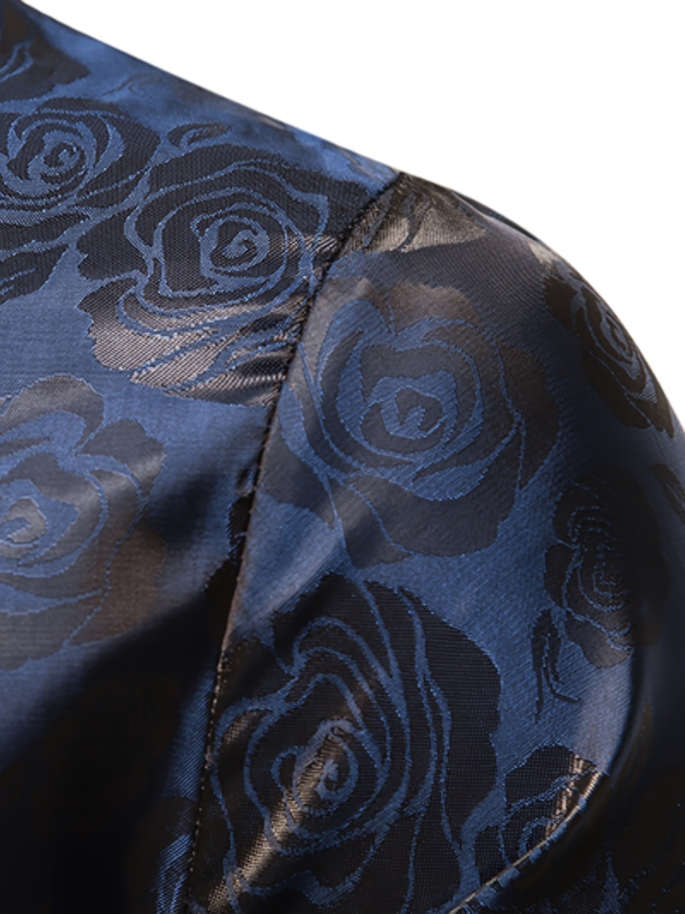 Elegant skjorta med rosmotiv