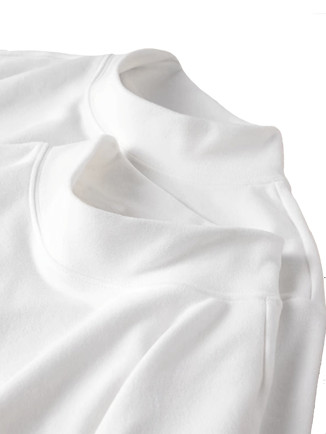 Stickad tröja med stå krage för män