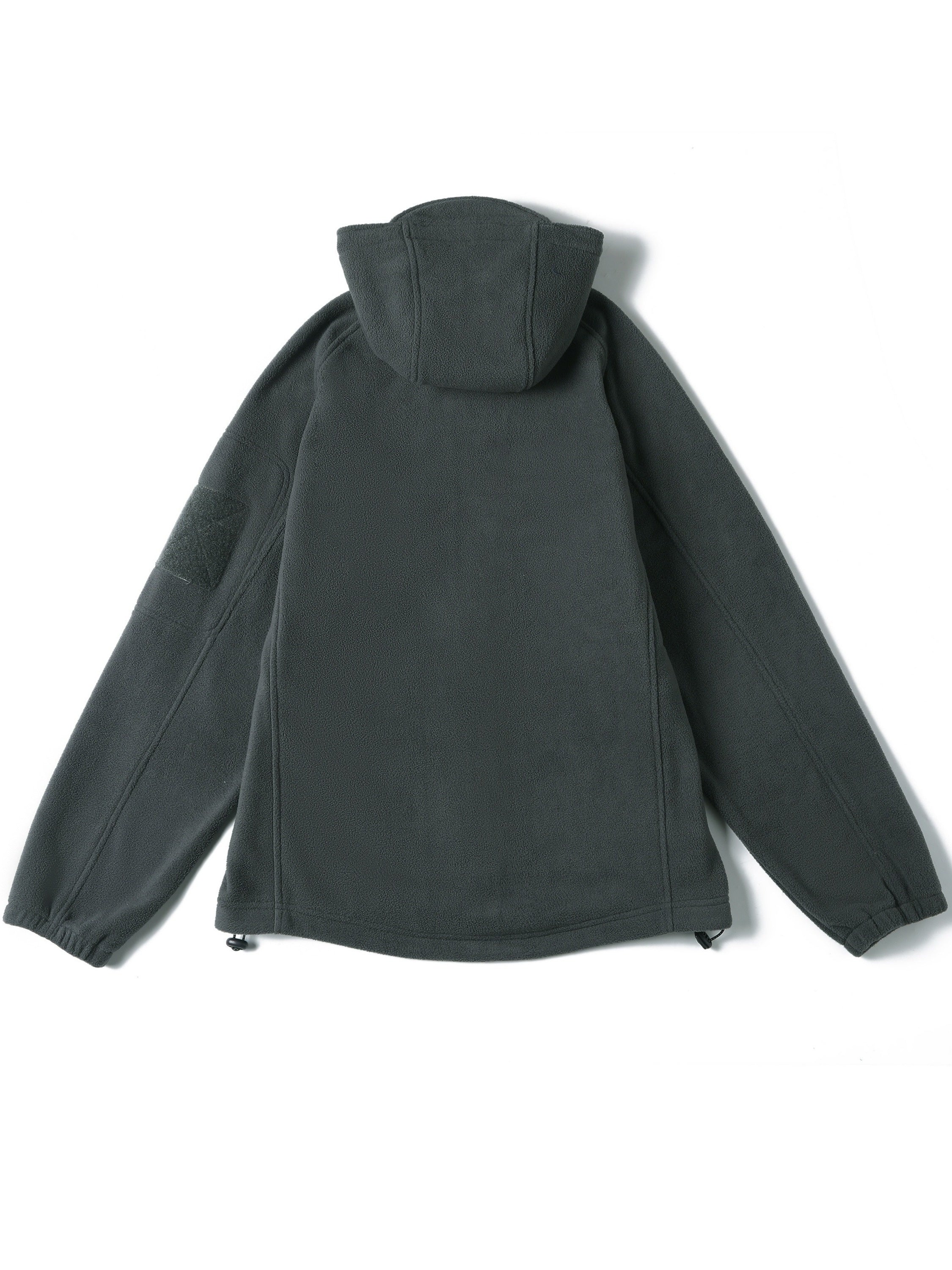 Varm hoodie gjord av polarfleece