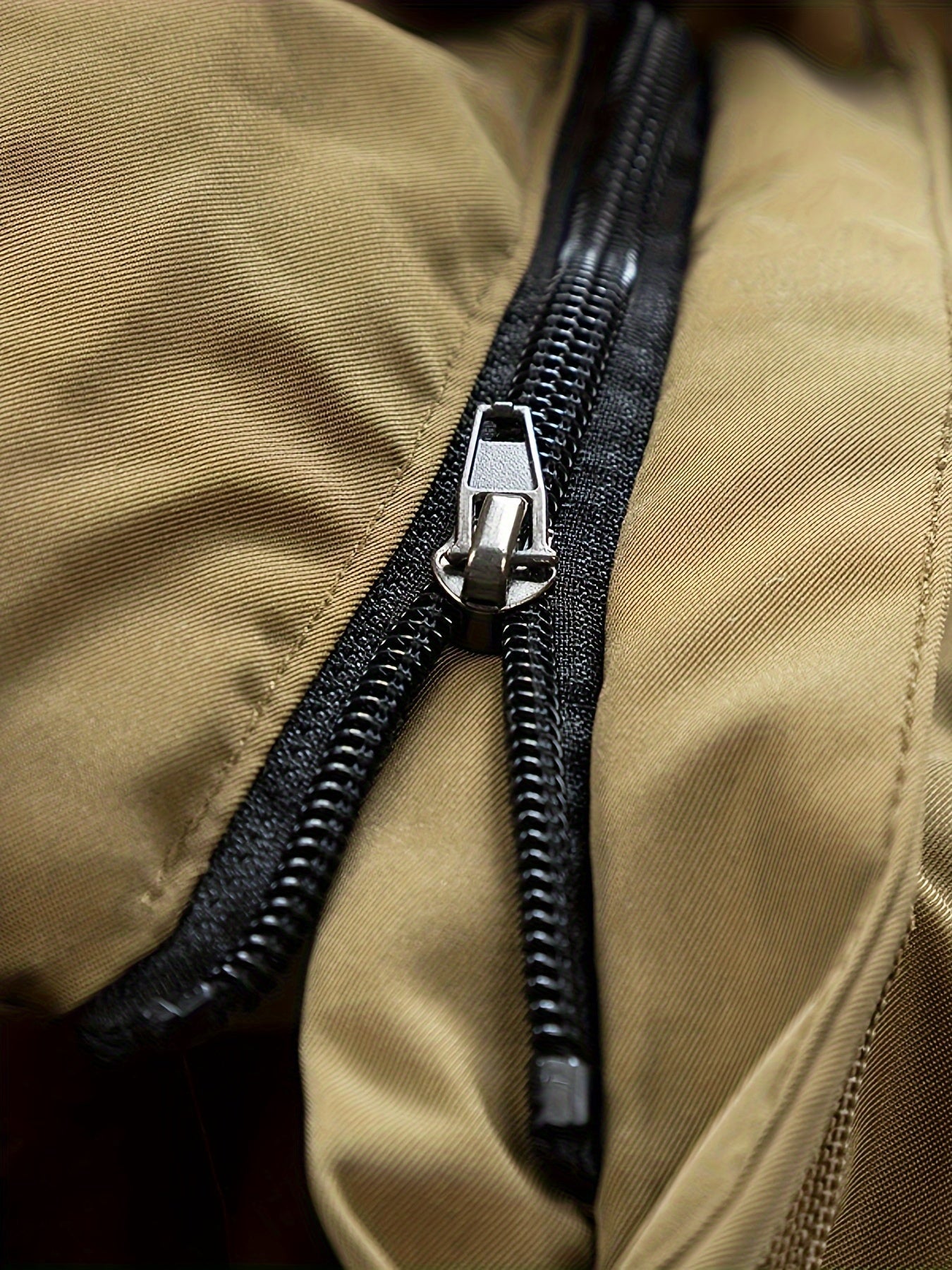 Vinterkappa i bomull med huva