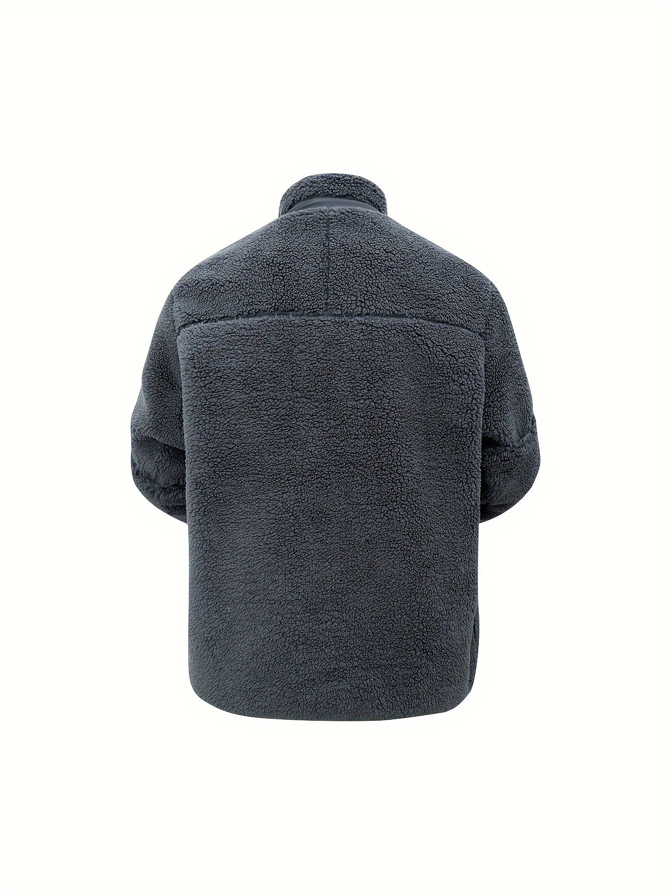 Fluffig varm fleecejacka