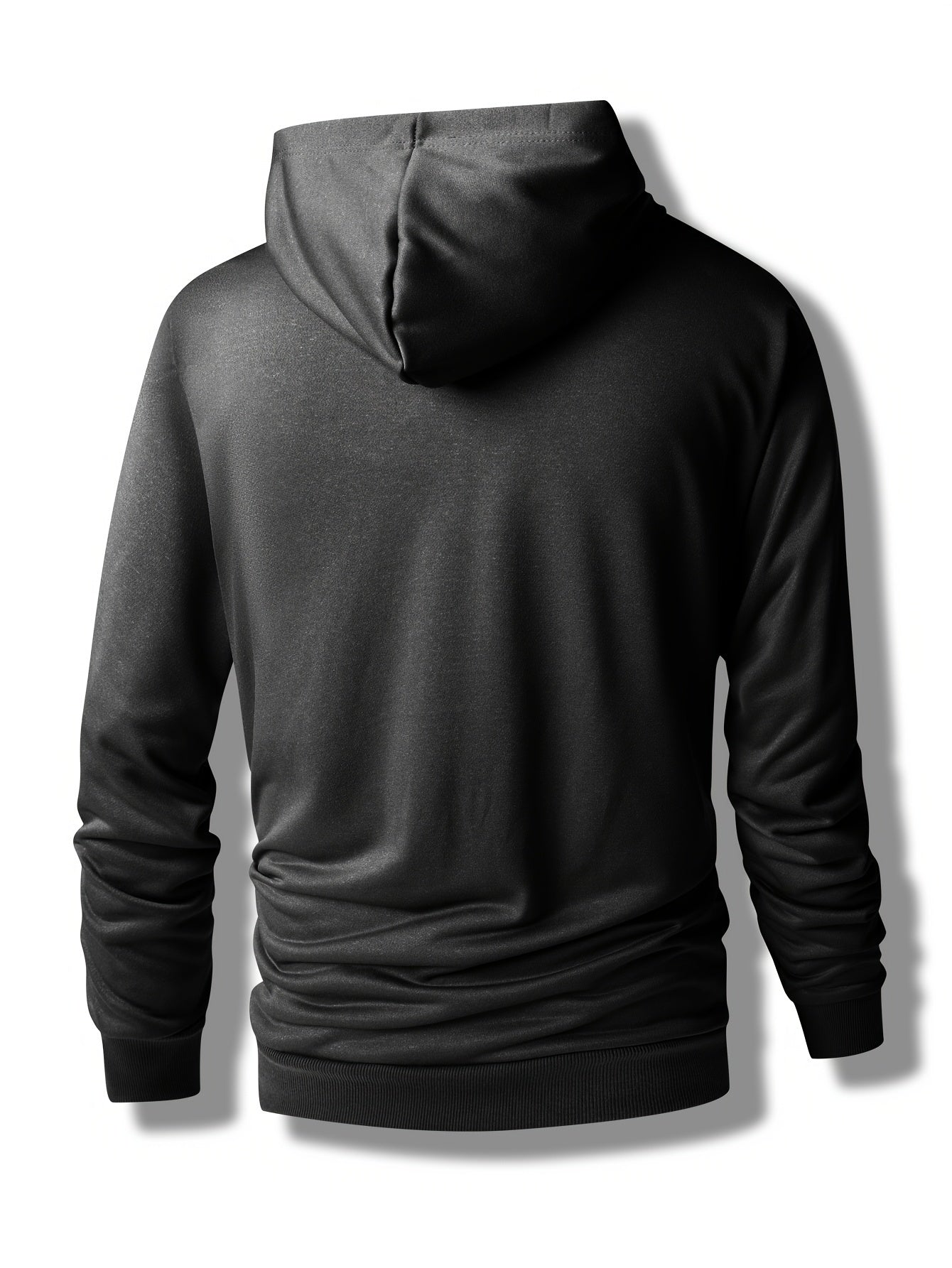 Randig hoodie för män