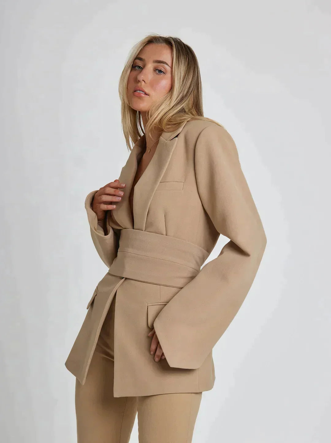 Blazer med skärp