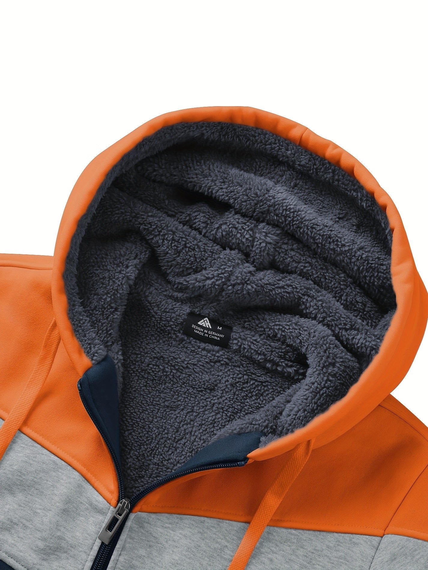 Må ngsidig päls hoodie för män