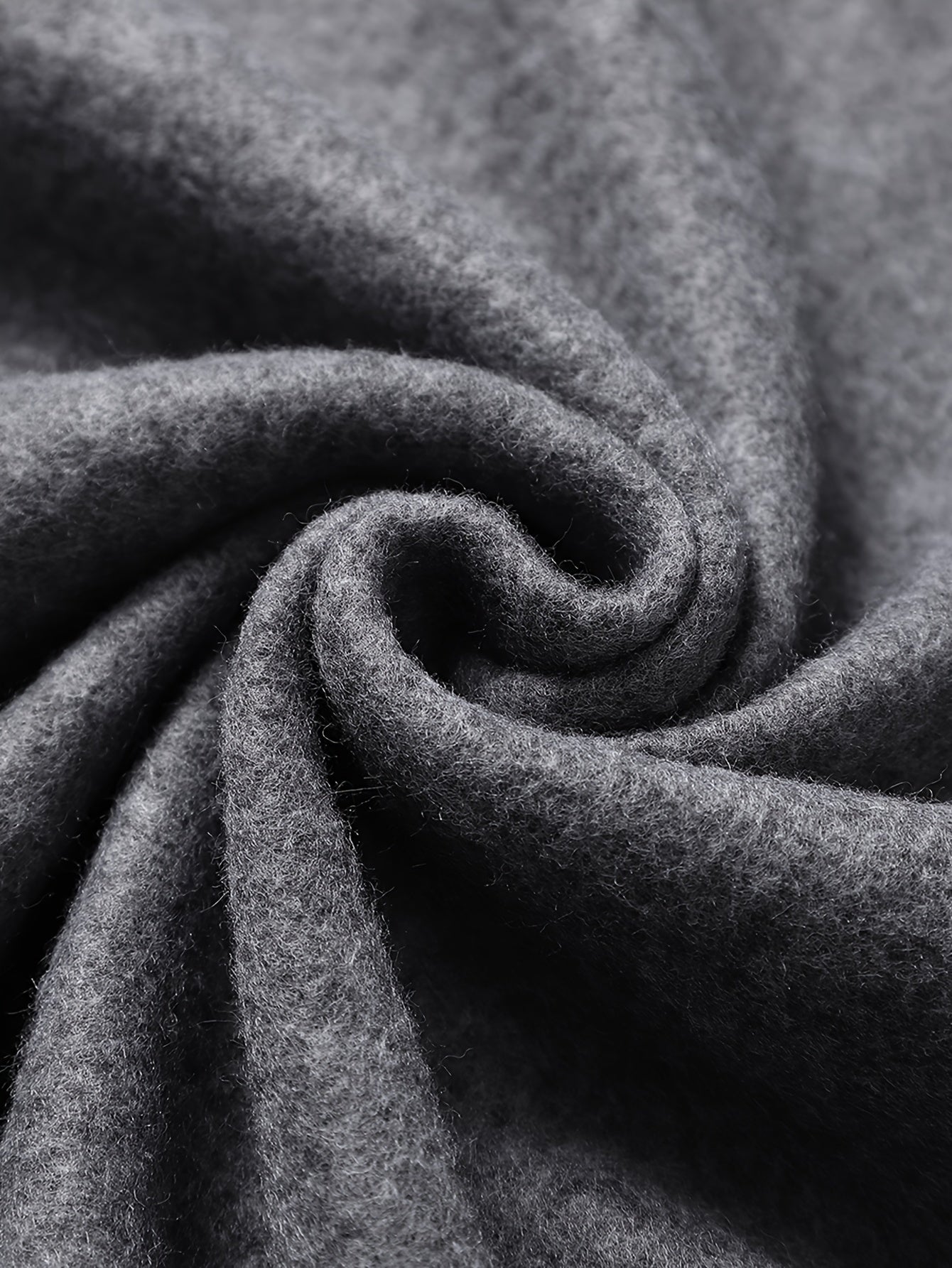 Huvtröja med hög krage