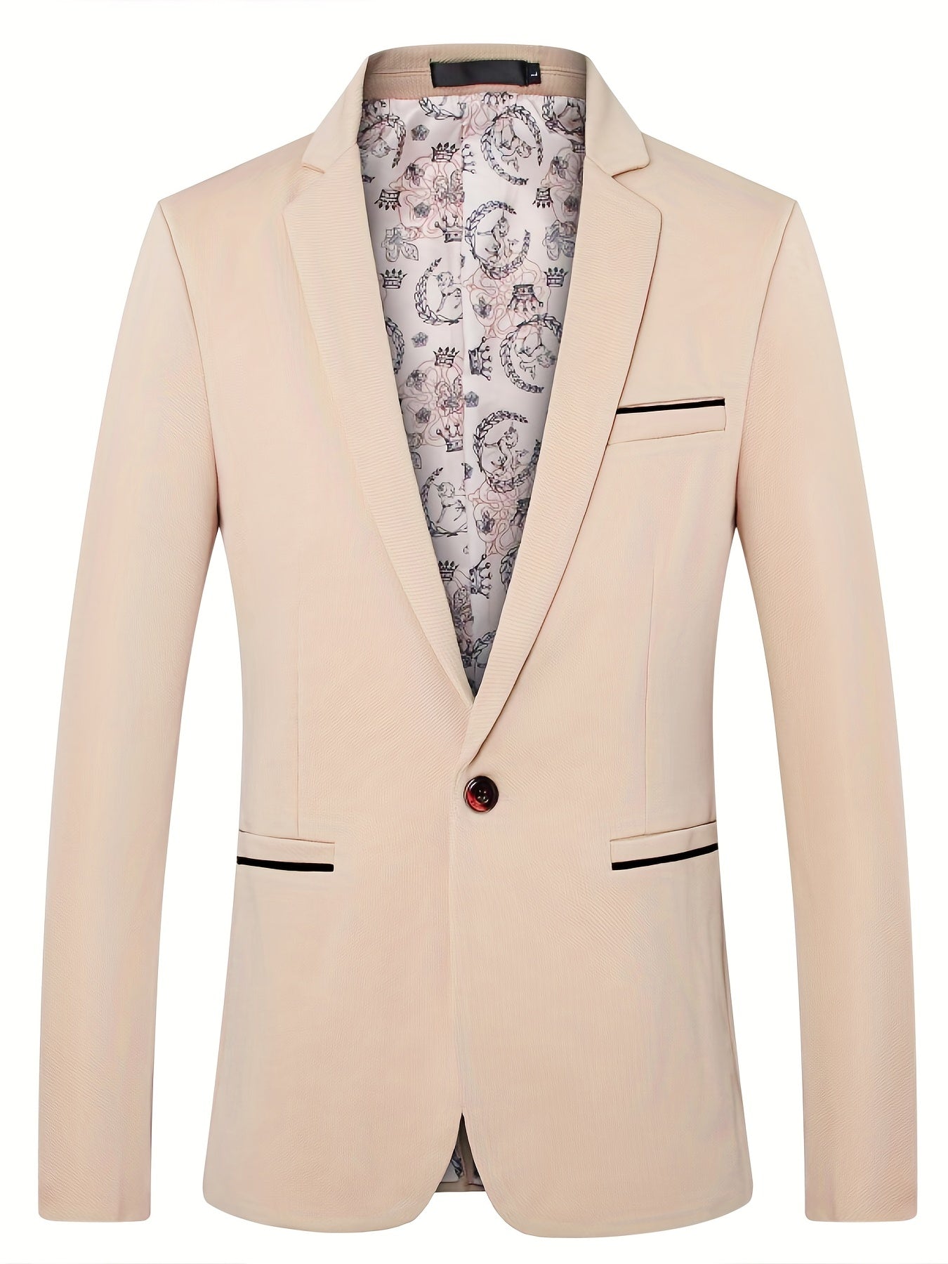 Blazer med en knapp