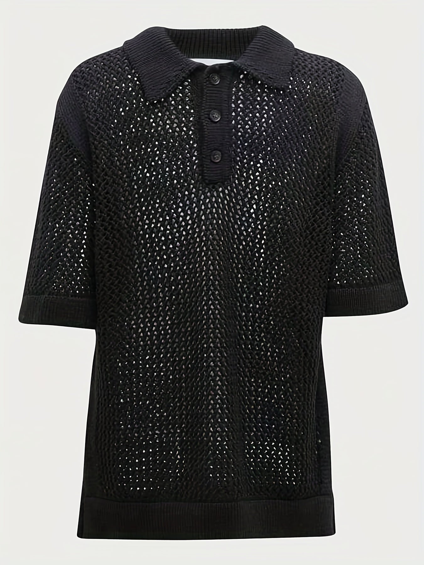 Andas tröja med polokrage