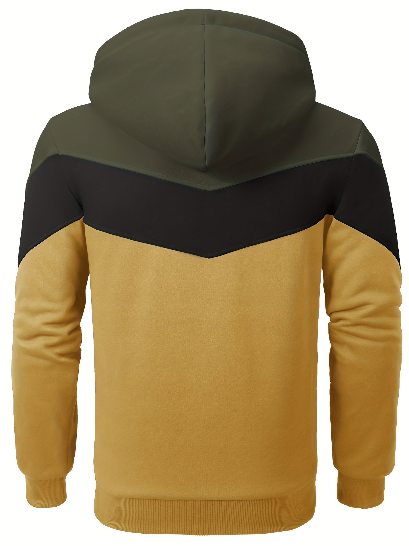 Må ngsidig päls hoodie för män
