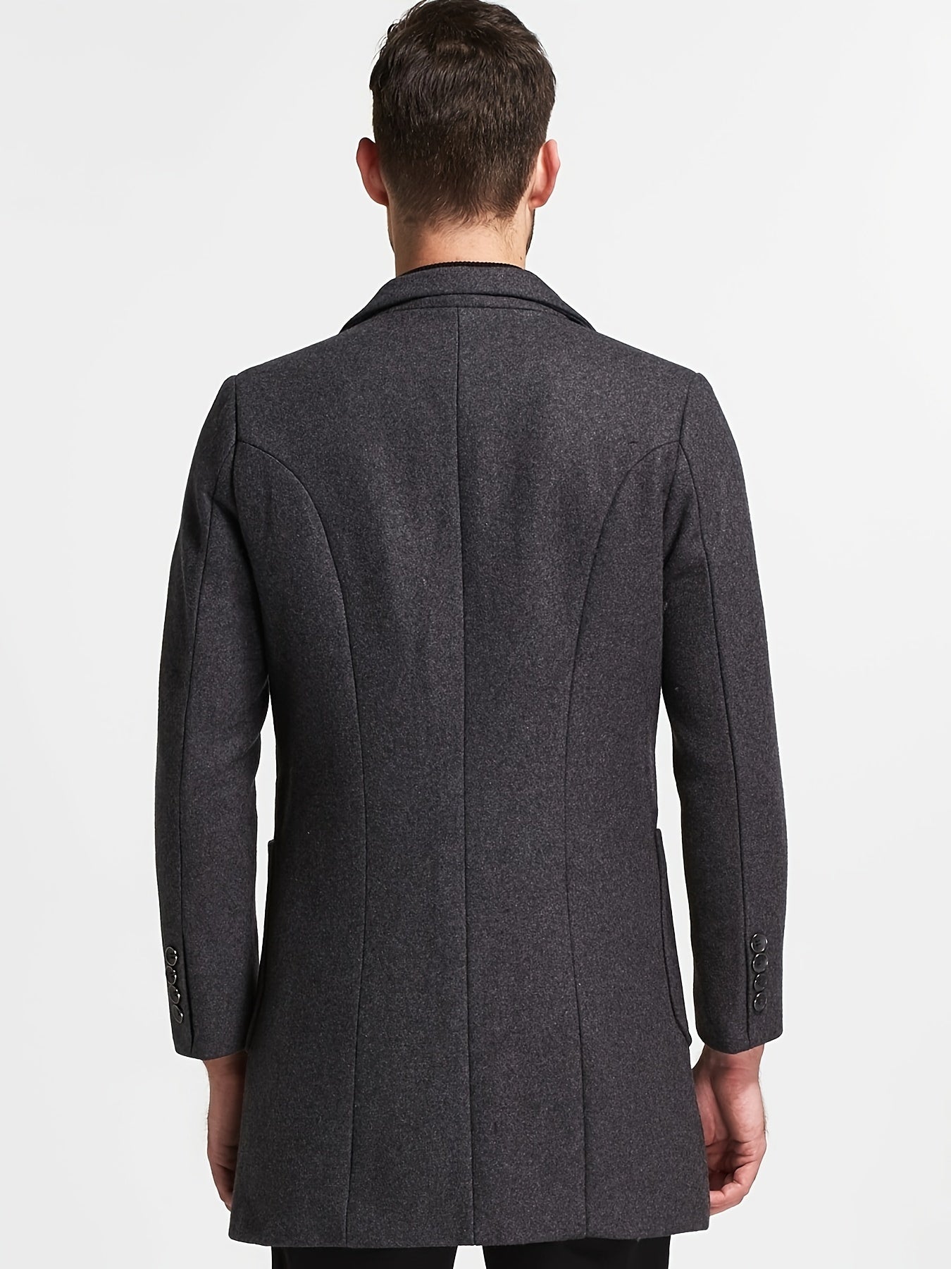Elegant grå trenchcoat