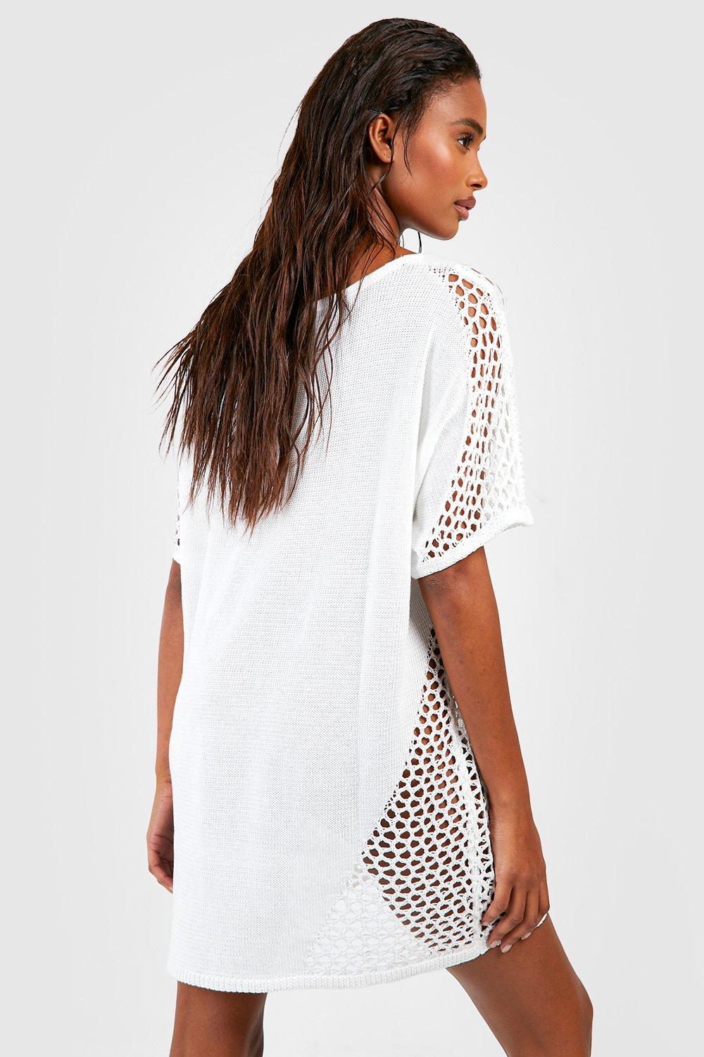 Virkat strandskydd med tofs