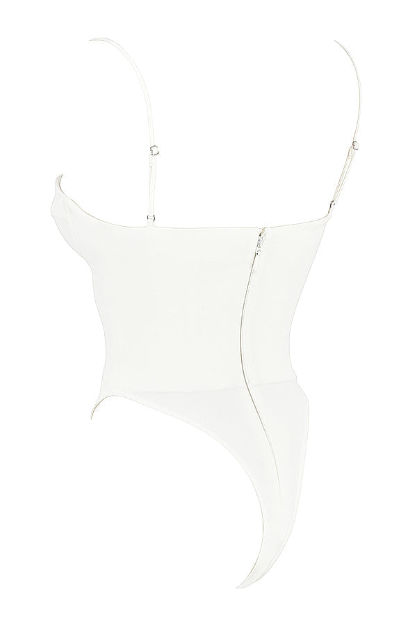 Elfenbensfärgad body med bygel